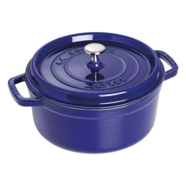 Staub Dark Blue 5.5-Qt Cocotte